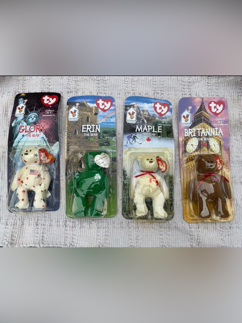 Ty Bundle of 4 Bear Beanie Babies from McDonald’s